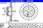 ATE Disc frana fata perforat Mercedes Clasa S W221/C216 ATE 24.0132-0138.1 (24.0132-0138.1)