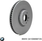 Original Bmw Disc frana axa fata stanga ORIGINAL BMW 34106898725 (34 10 6 898 725)