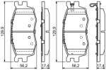 Bosch Set placute frana BOSCH 0 986 494 139 (0 986 494 139)