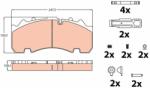TRW Set placute frana TRW GDB5091 (GDB5091)