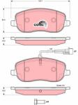 TRW Set placute frana, frana disc TRW GDB1636 - fixbox