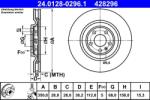 ATE Disc frana spate Audi A6 C8, Q7 ATE 24.0128-0296.1 (24.0128-0296.1)
