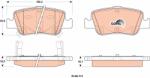 TRW Set placute frana TRW GDB3480 (GDB3480)