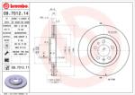 BREMBO Disc frana BREMBO 09.7012. 11 (09.7012.11) - fixbox