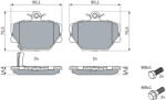 Bosch Set placute frana BOSCH 0 986 424 471 (0 986 424 471)