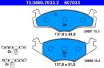 ATE Set placute frana ATE 13.0460-7033.2 (13.0460-7033.2)