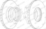 FERODO Disc frana FERODO FCR165A (FCR165A)