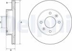 DELPHI Disc frana DELPHI BG3935C (BG3935C) - fixbox