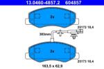 ATE Set placute frana ATE 13.0460-4857.2 (13.0460-4857.2)