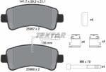 TEXTAR Set placute frana TEXTAR 2598701 (2598701)