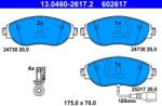 ATE Set placute frana ATE 13.0460-2617.2 (13.0460-2617.2) - fixbox