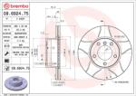 BREMBO Disc frana BREMBO 09.6924. 75 (09.6924.75)