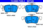 ATE Set placute frana ATE 13.0460-7346.2 (13.0460-7346.2) - fixbox