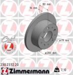 ZIMMERMANN Disc frana ZIMMERMANN 230.2372. 20 (230.2372.20)