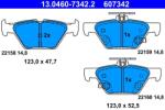 ATE Set placute frana ATE 13.0460-7342.2 (13.0460-7342.2)