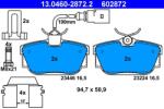 ATE Set placute frana ATE 13.0460-2872.2 (13.0460-2872.2) - fixbox