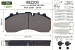 VALEO Set placute frana VALEO 882200 (882200)
