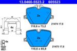 ATE Set placute frana ATE 13.0460-5523.2 (13.0460-5523.2)