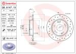 BREMBO Disc frana BREMBO 08. A147.1X (08.A147.1X)
