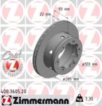 ZIMMERMANN Disc frana ZIMMERMANN 400.3605. 20 (400.3605.20)