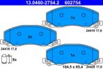 ATE Set placute frana ATE 13.0460-2754.2 (13.0460-2754.2)