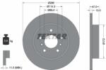 TEXTAR Disc frana TEXTAR 92274003 (92274003)