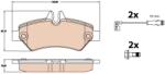 TRW Set placute frana TRW GDB2076 (GDB2076)
