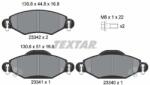 TEXTAR Set placute frana TEXTAR 2334001 (2334001) - fixbox