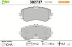 VALEO Set placute frana VALEO 302737 (302737)