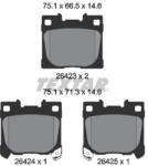 TEXTAR Set placute frana TEXTAR 2642301 (2642301)