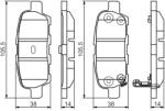Bosch Set placute frana BOSCH 0 986 495 089 (0 986 495 089)