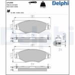 DELPHI Set placute frana DELPHI LP1699 (LP1699)