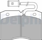 DELPHI Set placute frana DELPHI LP863 (LP863)
