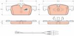 TRW Set placute frana TRW GDB1929 (GDB1929)