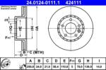 ATE Disc frana Opel Omega A ATE 24.0124-0111.1 (24.0124-0111.1)