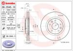 BREMBO Disc frana BREMBO 09. C545.11 - fixbox
