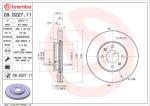 BREMBO Disc frana BREMBO 09. D227.11 (09.D227.11)