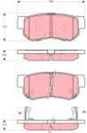 TRW Set placute frana TRW GDB3298 (GDB3298)