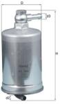 MAHLE Filtru combustibil MAHLE KL 599 (KL 599) - fixbox