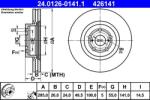 ATE Disc frana fata Toyota Avensis ATE 24.0126-0141.1 (24.0126-0141.1)