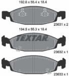 TEXTAR Set placute frana TEXTAR 2363101 (2363101) - fixbox
