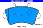 ATE Set placute frana ATE 13.0460-3800.2 (13.0460-3800.2)