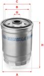 SOFIMA Filtru combustibil SOFIMA S 4526 NR - fixbox