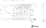 Febi Bilstein Set placute frana FEBI BILSTEIN 180622 (180622)