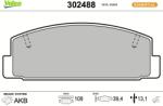 VALEO Set placute frana VALEO 302488 (302488)