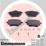 ZIMMERMANN Set placute frana ZIMMERMANN 25839.175. 1 (25839.175.1)