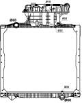 NRF Radiator, racire motor NRF 58279