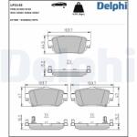 DELPHI Set placute frana DELPHI LP3145 (LP3145)