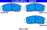 ATE Set placute frana ATE 13.0460-5878.2 (13.0460-5878.2)