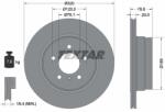 TEXTAR Disc frana TEXTAR 92161103 (92161103) - fixbox